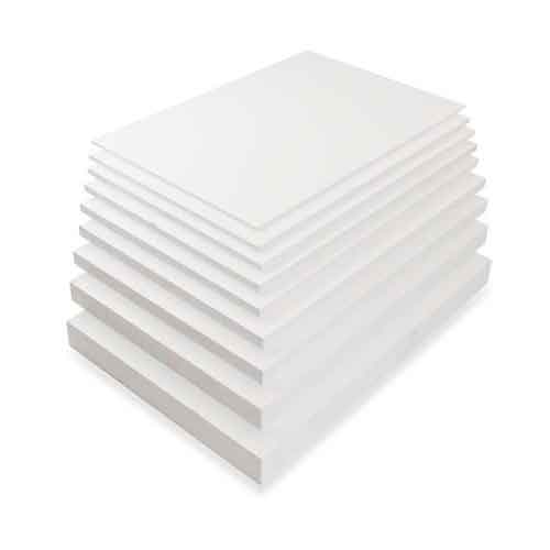 48 x 96 x 1/2 White Foam Board 10 sheets-3040-12BFB-25-2-2-2