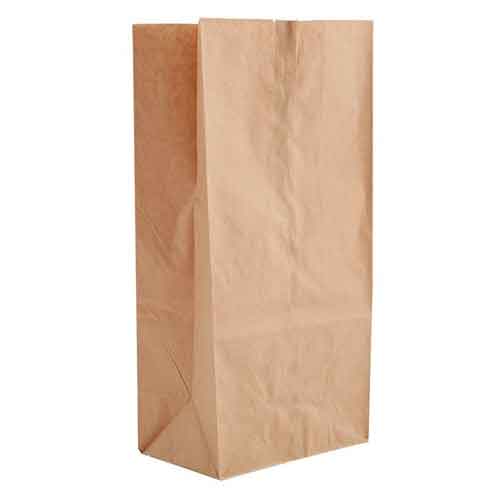 Paper Bags & Sacks BAG GK25S-500 25 Natural Squat Paper Bag 500-Bundle 
